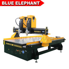 1325 4 Axis Double Head CNC Router Engraver Milling Machine Price for 3D Wood Furniture, Aluminum